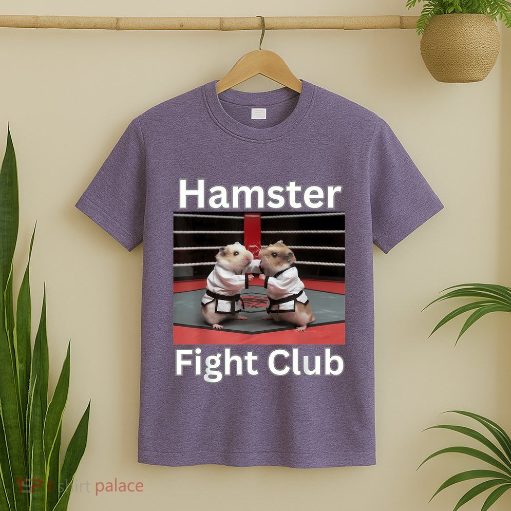 Hamster Fight Club Funny Government Waste T-Shirt
