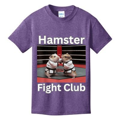 Hamster Fight Club Funny Government Waste Kids T-Shirt