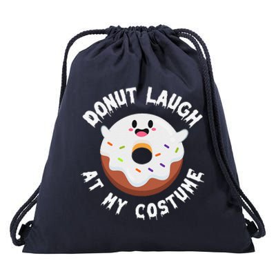 Halloween Food Costume Cute Kawaii Donut Lover Spooky Season Drawstring Bag