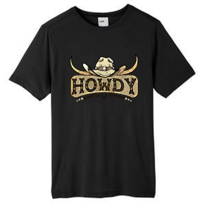 Howdy Funny Cow Western Rodeo Horse Lover Cool Gift Tall Fusion ChromaSoft Performance T-Shirt