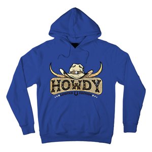 Howdy Funny Cow Western Rodeo Horse Lover Cool Gift Hoodie