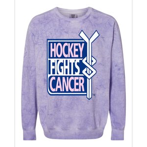 Hockey Fights Cancer Colorblast Crewneck Sweatshirt