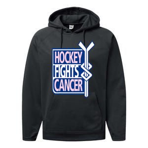 Hockey Fights Cancer Performance Fleece Hoodie