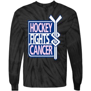 Hockey Fights Cancer Tie-Dye Long Sleeve Shirt