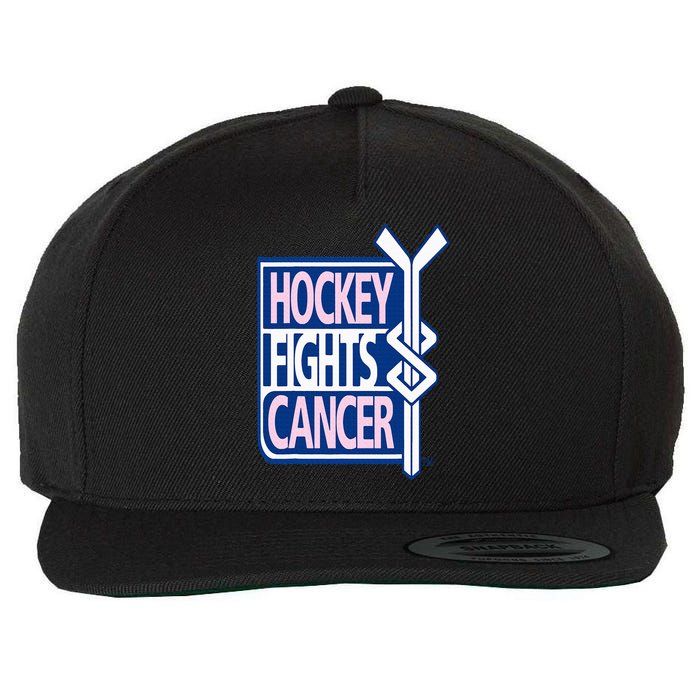 Hockey Fights Cancer Wool Snapback Cap