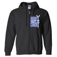 Hockey Fights Cancer Full Zip Hoodie