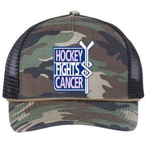 Hockey Fights Cancer Retro Rope Trucker Hat Cap