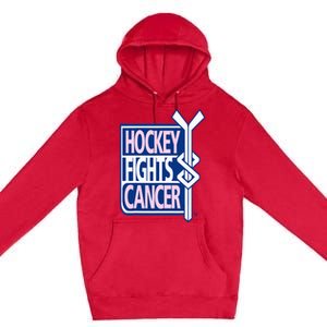 Hockey Fights Cancer Premium Pullover Hoodie