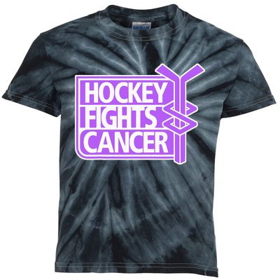 Hockey Fights Cancer Kids Tie-Dye T-Shirt