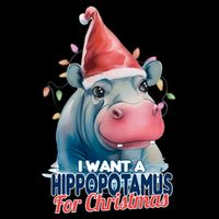 Hippopotamus For Christmas City Backpack