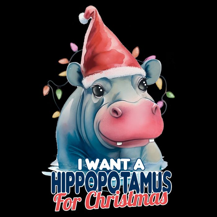 Hippopotamus For Christmas City Backpack