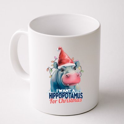 Hippopotamus For Christmas Coffee Mug