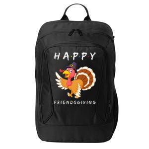 Happy Friendsgiving Cute Turkey Friend Thanksgiving Matching City Backpack