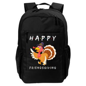 Happy Friendsgiving Cute Turkey Friend Thanksgiving Matching Daily Commute Backpack