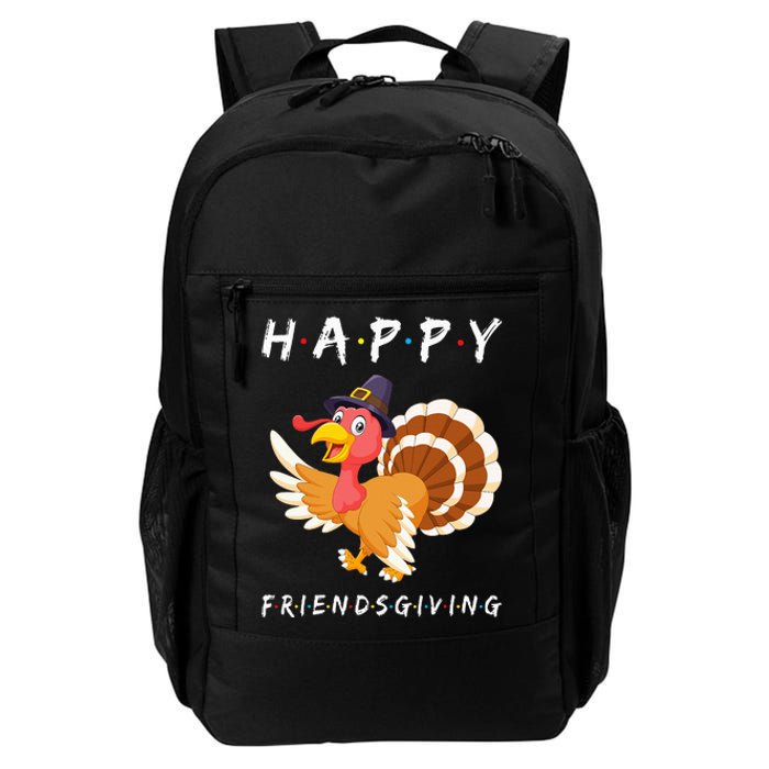 Happy Friendsgiving Cute Turkey Friend Thanksgiving Matching Daily Commute Backpack