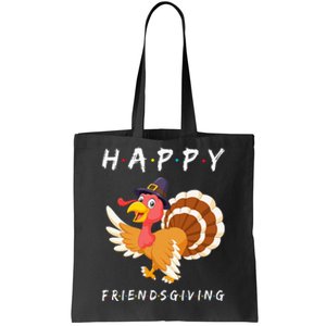 Happy Friendsgiving Cute Turkey Friend Thanksgiving Matching Tote Bag