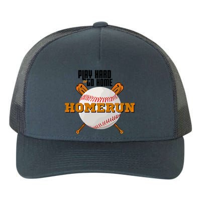 Homerun Football Cute Gift Go Sports Funny Team Baseball Play Hard Gift Yupoong Adult 5-Panel Trucker Hat