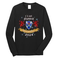 Hannay Family Christmas 2024 Scottish Clan Long Sleeve Long Sleeve Shirt