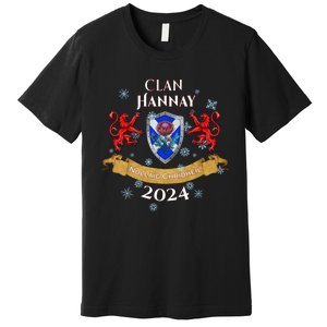 Hannay Family Christmas 2024 Scottish Clan Long Sleeve Premium T-Shirt