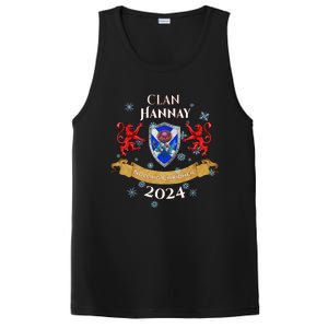 Hannay Family Christmas 2024 Scottish Clan Long Sleeve PosiCharge Competitor Tank