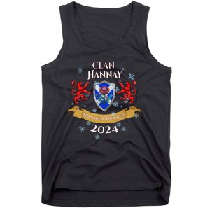 Hannay Family Christmas 2024 Scottish Clan Long Sleeve Tank Top