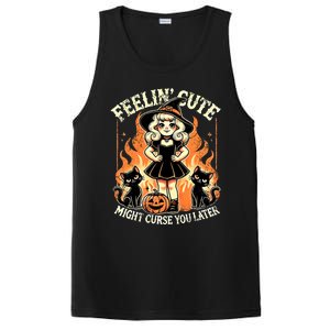 Halloween Feelin Cute Might Curse You Later PosiCharge Competitor Tank