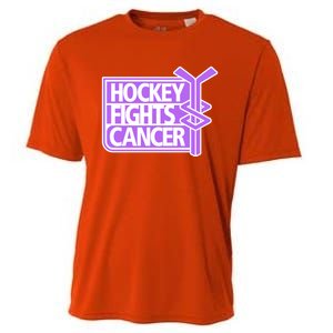 Hockey Fights Cancer Great Gift Cooling Performance Crew T-Shirt