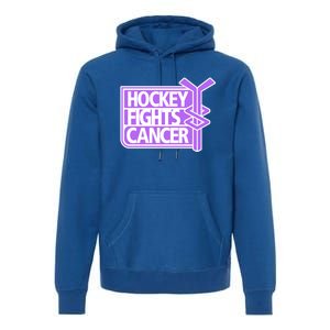 Hockey Fights Cancer Great Gift Premium Hoodie