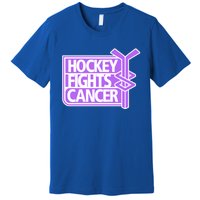 Hockey Fights Cancer Great Gift Premium T-Shirt