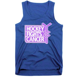 Hockey Fights Cancer Great Gift Tank Top