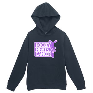 Hockey Fights Cancer Great Gift Urban Pullover Hoodie