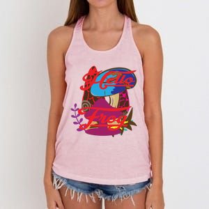 Hello Frog Cute Frog Funny Frog Lover Women's Knotted Racerback Tank