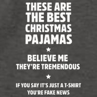 Hilarious Family Christmas Pajama Set Trump Gifts Vector Backpack