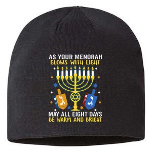 Hanukkah funny chrismas holiday  Sustainable Beanie