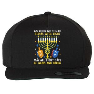 Hanukkah funny chrismas holiday  Wool Snapback Cap