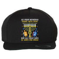 Hanukkah funny chrismas holiday  Wool Snapback Cap