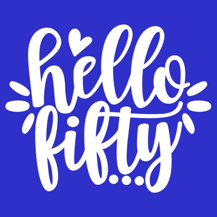 Hello Fifty Cute Hello Fifty Squad 50th Birthday Cute Gift 16 in Basic Backpack