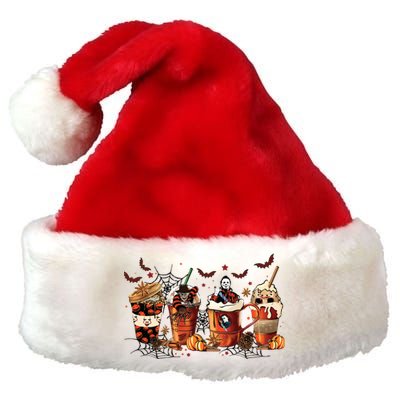 Halloween Fall Coffee Premium Christmas Santa Hat