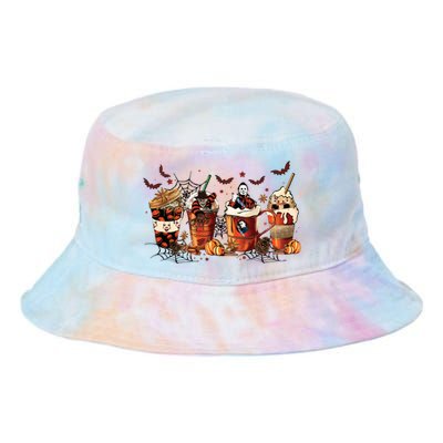 Halloween Fall Coffee Tie Dye Newport Bucket Hat