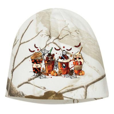 Halloween Fall Coffee Kati - Camo Knit Beanie