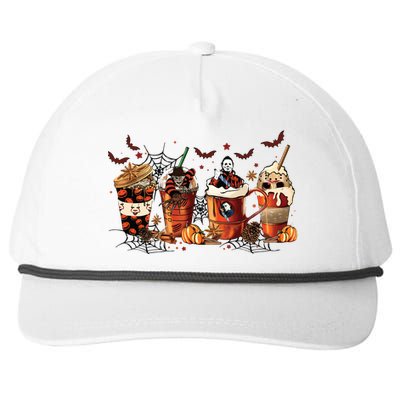 Halloween Fall Coffee Snapback Five-Panel Rope Hat