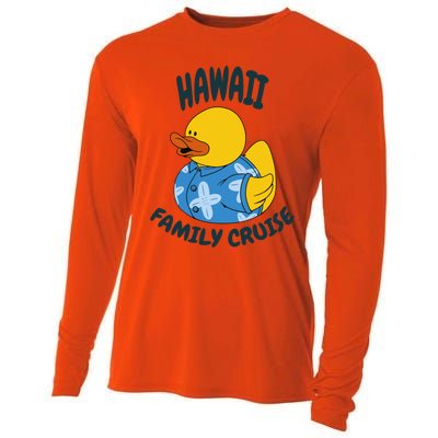 Hawaii Family Cruise Duck Matching Gift Cooling Performance Long Sleeve Crew