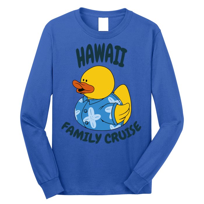 Hawaii Family Cruise Duck Matching Gift Long Sleeve Shirt