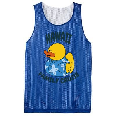 Hawaii Family Cruise Duck Matching Gift Mesh Reversible Basketball Jersey Tank