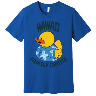 Hawaii Family Cruise Duck Matching Gift Premium T-Shirt