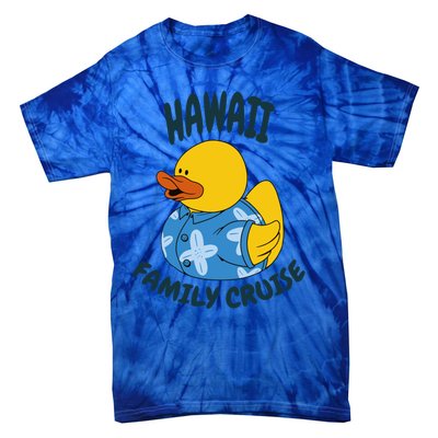 Hawaii Family Cruise Duck Matching Gift Tie-Dye T-Shirt