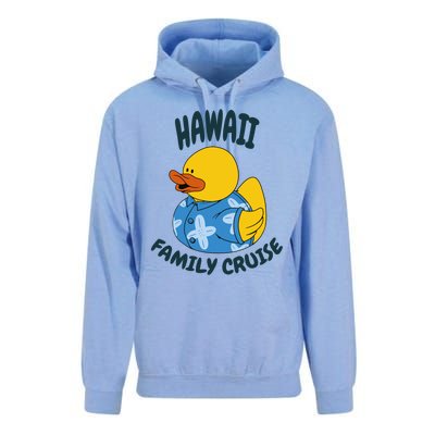 Hawaii Family Cruise Duck Matching Gift Unisex Surf Hoodie