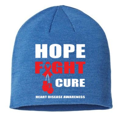 Hope Fight Cure Heart Disease In February Heart Health Month Great Gift Sustainable Beanie