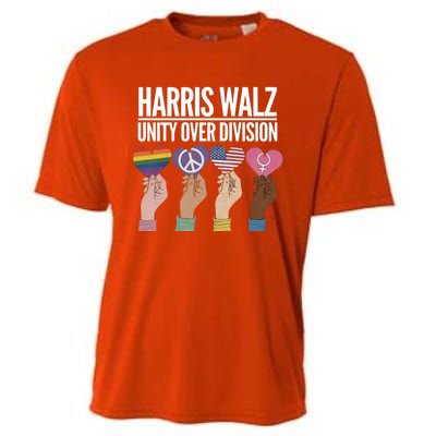 Hearts For Change Harris And Walz United Cool Gift Cooling Performance Crew T-Shirt