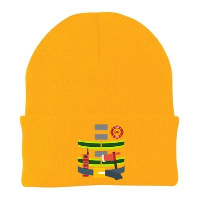 Halloween Firefighter Costume Cool Gift Knit Cap Winter Beanie